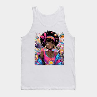 Girl Anime Design Tank Top